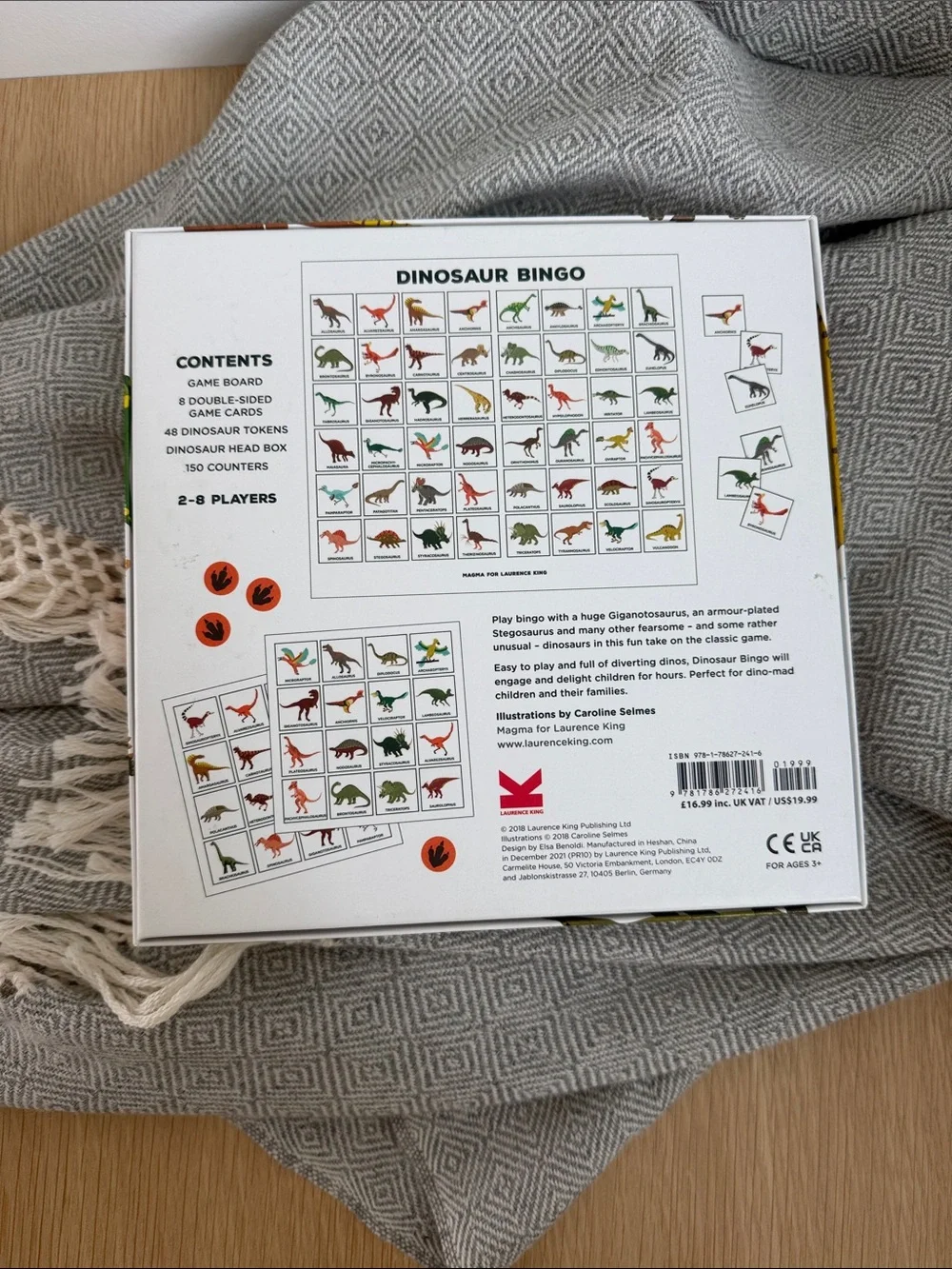Dinosaur Bingo Kids Toy - Colorful Dino Game